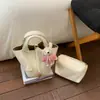 Bolso de Mano Pequeño para Mujer 2026 Nuevo Bolso de Hombro de Alta Gama para el Trabajo y los Viajes Diarios, Juego de Bolso Cruzado Tipo Cubo