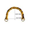 Accesorios de herrajes para equipaje DIY bolsos tejidos a mano de bambú claro y madera moda portátiles fabricantes mayoreo