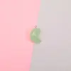 Color Caramelo Color Gelatina Transparente Corazón de Cinco Puntas Estrella de Cinco Puntas Luna Colgante DIY Accesorios Lindos Accesorios para Llaveros de Paisajismo
