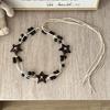 Cinto Trançado Estilo Étnico Boêmio para Mulheres, Cinto Decorativo Fino para Saias, Acessório de Cintura, Corrente de Cintura, Estilo Mori