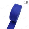 Correa de Cinta de Algodón Lisa Negra y Blanca de 38 mm de Ancho para Bolsos, Correas de Yoga, Cinturones de Lona, Estilo Simple