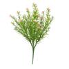 Atacado de folha única arranjo de flores de rabanete verde simulação planta pequeno pacote planta parede planta verde paisagismo jardinagem grama falsa decoração