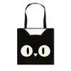 Venda direta da fábrica Bolsa tote de personagem de desenho animado de Halloween, bolsa de compras portátil, bolsa de mão grande para estudantes, bolsa de ombro, atacado