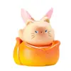 Gato Siamês Desenho Animado Fofo Ornamento de Cura para Mesa de Escritório Mini Figura Fofa Criativa Presente de Feriado