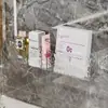 Estante de Almacenamiento para Baño con Drenaje, No Requiere Taladro, Organizador de Maquillaje y Cuidado de la Piel, Estante de Pared