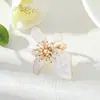 Conjunto de Joias Transfronteiriças Europeu e Americano: Conjunto de Colar, Brincos, Pulseira e Anel de Flor em Camadas com Gotejamento de Óleo, Acessórios de Mão, Pulseira de Pulso