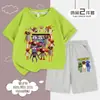 Pizzy's Parlor Restaurante de Susie Conjunto de Verano para Niños Shorts de Manga Corta Estampados Conjunto de Dos Piezas para Niños Mayores