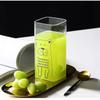 Taza Cuadrada de Vidrio de Borosilicato Alto al por Mayor, Taza Cuadrada de Alta Gama para Leche y Jugo, Vaso Transparente para Bebidas Frías de Gran Capacidad para el Hogar