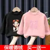 Nuevas Camisetas Térmicas de Doble Cara y Camisetas Interiores para Niñas para Otoño e Invierno Camisetas Interiores de Manga Larga con Cuello Alto a Media para Niños Modernas