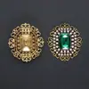 Broche de diamantes y perlas retro europeo y americano corsage estilo barroco de corte accesorios occidentales británicos en stock lote directo
