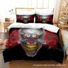 Venta Caliente Transfronteriza Serie Calaveras Juego de Cama de Tres Piezas Impresión Digital Amazon Comercio Exterior Textil para el Hogar Colcha