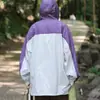 Chaqueta Ligera de Protección Solar para Exteriores de Verano 2026, Chaqueta Fina de Piel con Capucha de Bloques de Color, Unisex