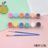Set de Pigmentos Acrílicos de 5 ml Gypsum Kite Combinación de 12 Colores Pigmento Pintura Graffiti DIY para Niños