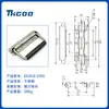 Manija plegable con resorte Sco, manija para estuche de instrumento de caja de aluminio de aviación, manija de acero inoxidable para caja de almacenamiento E5203