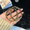 Pulsera de Madera de Aloes Zen Corazón de Aloes Biluo Jade Azul Aguamarina Turquesa Pulsera de Amor Nuevo Estilo Chino
