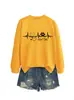 Amazon Wish Estação Independente Casual Simples Outono/Inverno Novo Feminino vet tech Gola Redonda Manga Longa Moletom Comércio Exterior
