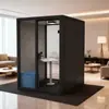 Cabina telefónica de comunicación empresarial, Cabina insonorizada, Sala de transmisión en vivo, Estudio de grabación, Sala de reuniones de oficina, Estudio de grabación, Cabina silenciosa