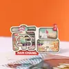 Ímã de Geladeira de Jiangxi Nanchang Wuyuan Jingdezhen Adesivo Magnético Presentes Culturais e Criativos Lembranças de Viagem Ímã Magnético de Geladeira