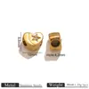 Aço Inoxidável Banhado a Ouro 18K Coração Perfurado Estrela de Cinco Pontas Pequena Contas de Diamante Miçangas Espaçadoras para Colar Pulseira DIY