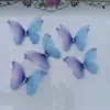Super hada simulación doble capa tridimensional con red de diamante tul rojo neto mariposa hecho a mano DIY accesorios para el cabello materiales para sesión de fotos de vestido de novia