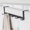 Gancho de Puerta de Hierro Forjado, Sin Marcas, Fuerte Capacidad de Carga, No Requiere Taladro, Gancho para Abrigos, Gancho para Sombreros, Gancho para Ropa