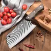 Facas Yangjiang, facas de cozinha, facas domésticas para cortar ossos, facas para cortar carne, facas de cozinha forjadas em aço inoxidável, facas Longshui, facas para cortar ossos, atacado