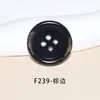 Botones de Resina Negra de Alta Gama, Botones Redondos Versátiles para Ropa de Hombre y Mujer, Botones para Abrigos de Lana, Botones para Chaquetas de Traje