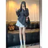 Ropa de Mujer Tallas Grandes de Primavera Estilo Coreano Bloque de Color Raya Camiseta de Manga Larga Mujer 2026 Nuevo Estilo Perezoso Casual Holgado Superior