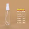 Botella de Spray de 100ML Botella Pequeña Niebla Fina Botella de Spray Desinfectante Tónico Perfume Embotellado Botella de Plástico Transparente Multiespecificación