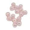 Joias diy cristal gelo rachado contas soltas pulseira furo reto acessórios com contas anel de cabelo corda de cabelo através do furo contas material