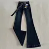 175 Alto con Forro Azul Oscuro Jeans Débiles para Mujer Primavera y Otoño Cintura Baja Ajuste Delgado Elásticos Pantalones de Ajuste Delgado