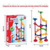 Blocos de construção de bolinhas pista tridimensional brinquedos educativos infantis DIY montados labirinto tubo Blocos de Construção 29-113 Peças