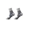 Meias Esportivas e Casuais Masculinas, Absorventes de Suor, Respiráveis, Desodorantes, Meias de Cano Médio, Meias Listradas Coloridas para Todas as Estações