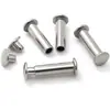 Ventas directas del fabricante: remaches machihembrados de acero inoxidable, cobre, hierro y aluminio, remaches de doble cara y remaches machihembrados de inserción