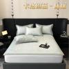 Conjunto de Três Peças de Mat de Seda de Gelo Estampado Digital Classe A Verão Espessado Antibacteriano Lavável Lençol de Cama de Luxo Acessível Mat para Ar Condicionado