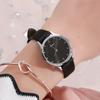 MIKE Mi Reloj de Moda Casual Simple y Trendy Esfera Pequeña Personalizado Pedrería Reloj de Mujer Correa Reloj Delgado