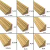 Tiras Decorativas de Madera Maciza para Esquinas, Tiras para Esquinas de Techo, Tiras de Borde, Tiras Protectoras de Esquina, Líneas Triangulares para Esquinas de Techo
