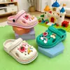 Pantuflas Infantiles Personalizadas de Eva, Lindas de Dibujos Animados Antideslizantes, Resistentes al Olor, Resistentes al Desgaste, Transpirables, Pantuflas de Verano