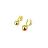 Pendientes de Gato de Ojo de Gato Perla con Forma de Hoja Súper Brillantes, Color Café Maillard, Completamente Incrustados con Diamantes, con un Diseño Exagerado Versátil Elegante y de Moda