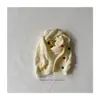 Cachecol de Inverno Infantil Estilo Coreano com Design de Pompons de Pelo, Cachecol de Tricô Quente e Fofo com Bolas, Cachecol para Bebê Masculino e Feminino