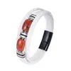 Pulsera Ojo de Tigre de Venta Caliente Transfronteriza Europea y Americana Pulsera Tejida Multicapa para Hombre Pulsera con Hebilla Magnética de Acero Inoxidable Joyería Vintage