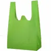 Spot atacado bolsa colete TNT sacola de compras de supermercado bolsa de filme publicitário de presente prensada a quente