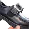 Zapatos de Cuero para Niños 2026 Otoño Nuevo Estilo Mocasines Estilo Británico para Niños Mayores, Niñas Suela Suave Retro Versátiles Zapatos Pequeños de Cuero