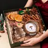 Caixa de Presente de Aromaterapia de Natal, Vela de Aromaterapia Criativa de Alto Padrão, Caixa de Presente com Atmosfera de Natal, Lembrança de Aromaterapia de Natal