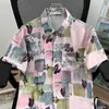Camiseta de manga corta para hombre de verano, camisa casual de playa de talla grande de moda, holgada, transpirable, top fino al por mayor