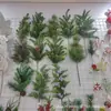 Pinha Plástica Simulação de Pinha Decorações de Natal Decorações de Árvore de Natal Acessórios para Artesanato de Natal Acessórios DIY