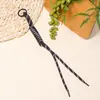 Estilo Ins Cadena de Cuerda Trenzada Colorida para Teléfono Móvil Anillo de Llavero Correa para Mochila Llavero de Aleación de Zinc Accesorios DIY