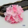 Flores de Hortensia Artificiales al por Mayor Directamente del Fabricante Cabezas de Flor de Hortensia de Tela de Seda Fondo de Boda Pared de Flores Pasillo Hortensia Grande