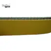 Cinturón plano amarillo verdoso de 5 MM de grosor, cinturón plano de alta velocidad, banda base de película de nailon para molinillo textil, correa de transmisión