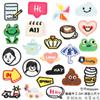 Brasão Mini Pequeno Tamanho Bordado Adesivos Original Desenho Animado Patch Acessórios Acessórios DIY Patch Adesivos de Tecido